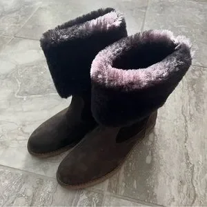 Florsheim Men’s Boots Brown Suede with Fur Lining Size 8M (Made in Italy) NWT Florsheim | Shoes | Florsheim Mens Boots Brown Suede With  main image 2
